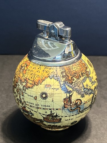 Vintage old world globe table - vintage,