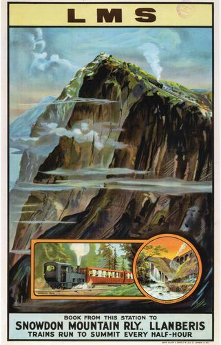 Vintage lms snowdon - lms, mountain