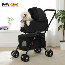 PAWZ Road Double Pet Stroller Dog Cat Puppy Pushchair Jogging Carrier Travel