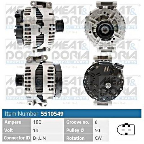 Alternator fits mercedes s204 - alternator,