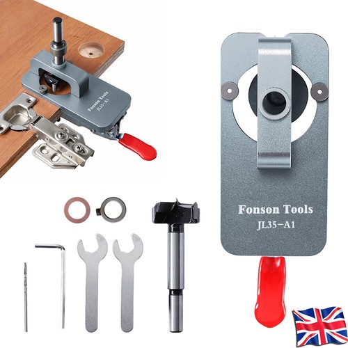 Jig door hinge hole - hole, opener