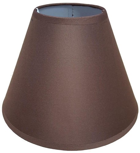 Brown cotton coolie - brown, lampshade