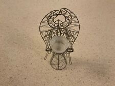 Wire Angel with Glass Candle Holder for Tea Lights