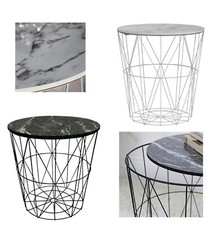 Retro Metal Wire Marble Effect