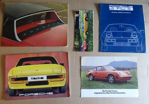 Porsche brochures 1967 1977 - porsche,
