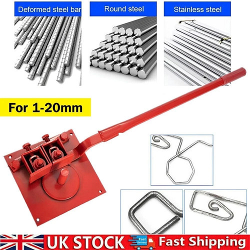 Heavy duty manual - rebar, bender