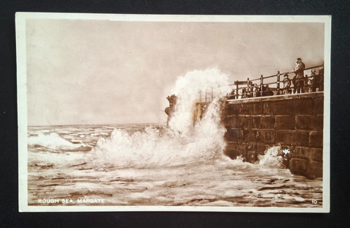 Rough sea margate kent - sea,, margate,