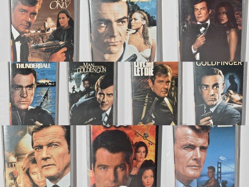007 james bond vhs tapes - bond,