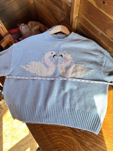 Chunky knit baby blue - knit,