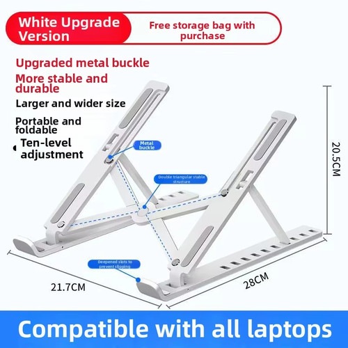 Adjustable aluminum laptop - adjustable,
