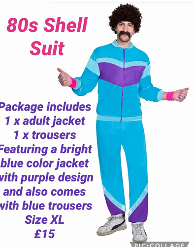 80s shell suit fancy - suit, dress