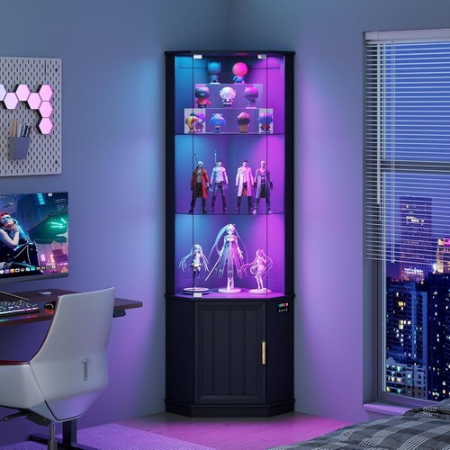 Corner glass display - 69",