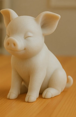 Pig figurine - pig,