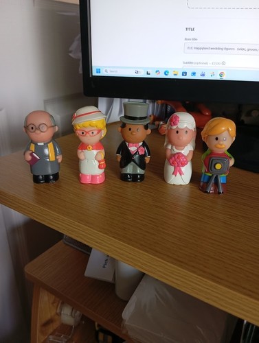 Elc happyland wedding figures - happyland,