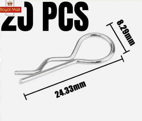 20pcs body shell - rc, pins