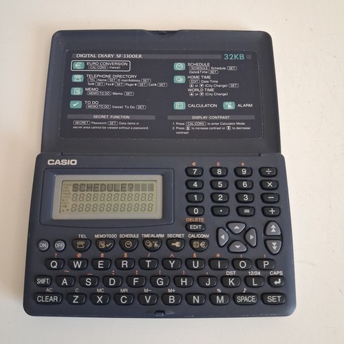 Casio digital diary handheld - casio,