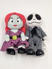 Disney Store Jack Skellington & Sally NuiMO Soft Plush Toy Nightmare Before Xmas