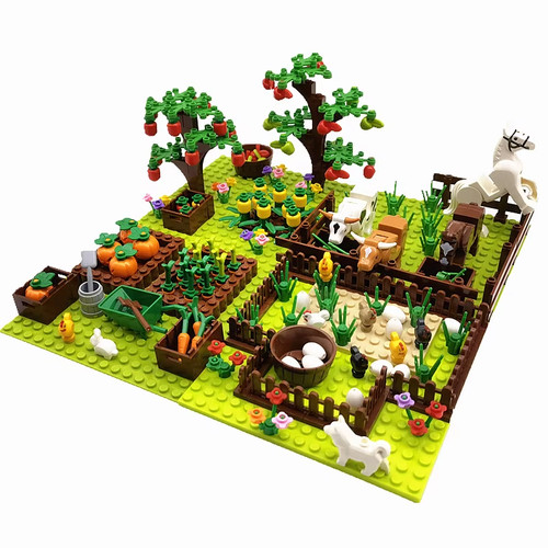 Moc farm animals and - farm, trees