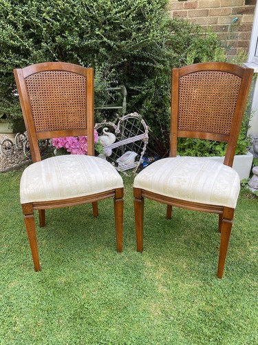 Pair vintage cane back - vintage,