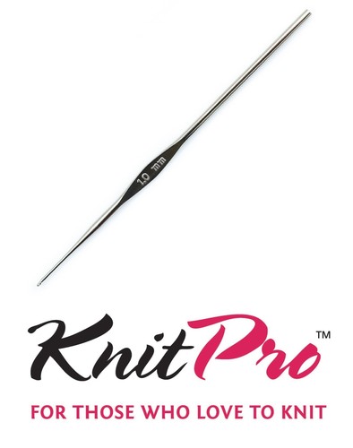 Knitpro steel crochet hook - steel,