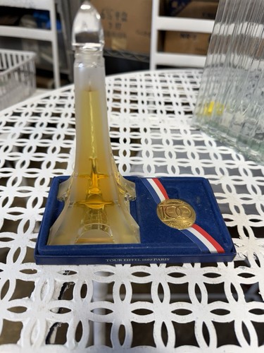 Crystal bottle eiffel tower - bottle,