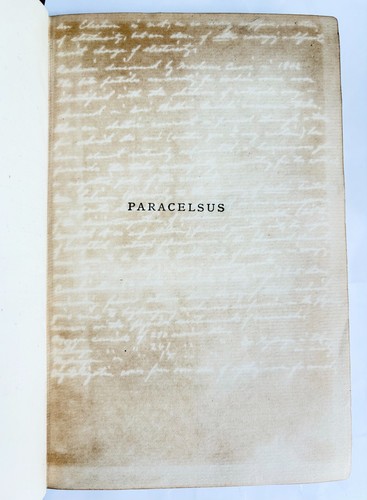 The life paracelsus - of, by