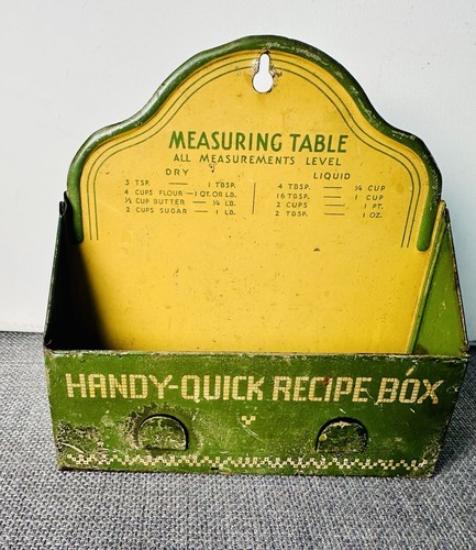 Vintage handy quick recipe - vintage,