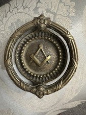Solid brass Masonic Large Door