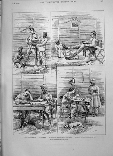 Old 1891 officers - 1891, burmah
