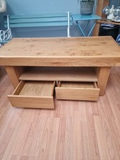 Solid Oak Coffee Table with