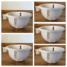 5 x LARGE DEEP PLASTIC CANARY