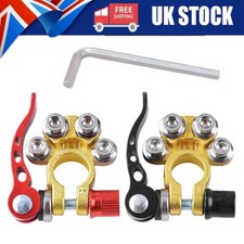 2PCS Battery Terminals Connectors Clamps Quick Release For Caravan Car Van 12V-