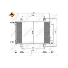 Genuine NRF A/C Air Con Condenser - 35854