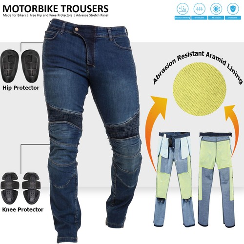Men motorcycle jeans - motorcycle, ce