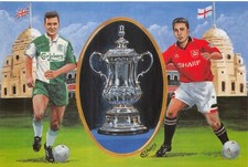 FOOTBALL GROUNDS & CLUBS WEMBLEY STADIUM   POSTCARD CONTINENTAL SIZE UNUSED MINT