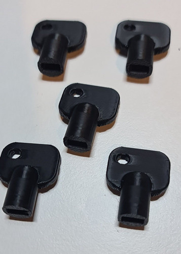 Lockshield key radiator valve - radiator,