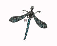 Alchemy Gothic Alchefly Pendant Only P459 Dragonfly Goth Crystal Art Nouveau