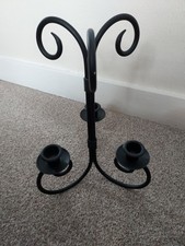 Partylite Black Candelabra 