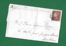 GB POSTAL HISTORY, 1843 WRAPPER, ROSTREVOR TO DUBLIN, MALTESE CROSS, IRELAND.