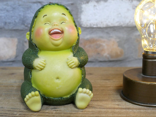 Laughing baby avocado figurine - baby,