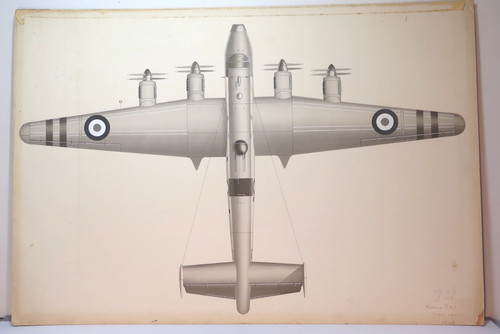 Original aviation art - aviation, avro