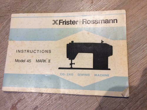 Instruction manual for frister - manual,
