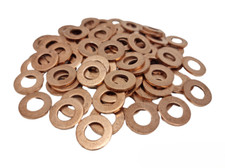 Metric Copper Sealing Washers M4 - M20 Flat Ring Gasket Sump Plug Washer DIN7603