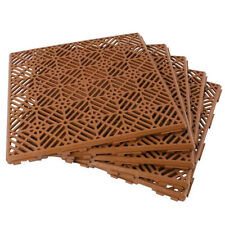 INTERLOCKING PLASTIC GARDEN PATH FLOOR TILES LAWN PAVING WALKWAY PATIO TILES 