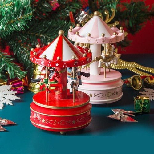 Carousel music box - music, castle