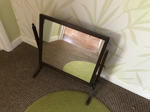 Antique edwardian oak dressing - edwardian,