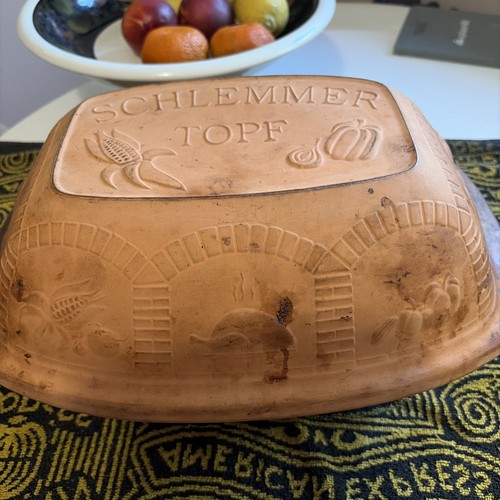 Vintage schlemmertopf clay - vintage,