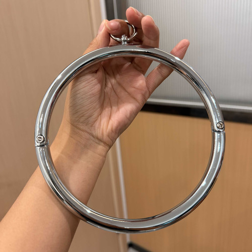 Metal neck collar bondage - metal,