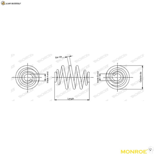 Suspension spring sp3988 for - sp3988,