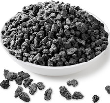 Black Horticultural Lava Rock for Plants, Natural Volcanic Stone Succulent Cact